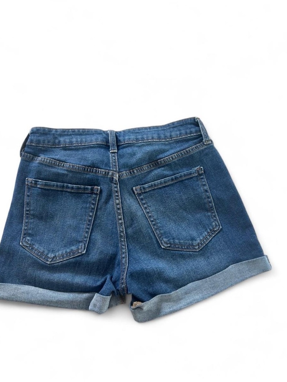 Old Navy high-waisted blue denim shorts size 4 - Picture 3 of 3